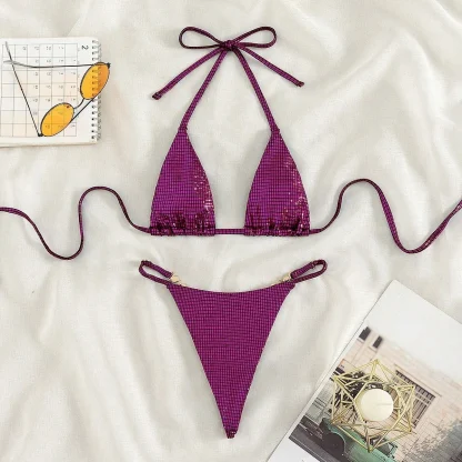 Metallic Luxury G-string Micro Bikini - Image 6