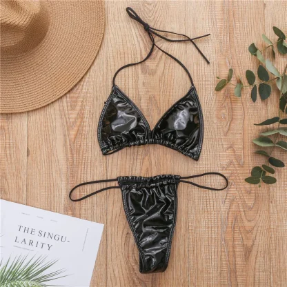 Black Thin String Micro Bikini - Image 4