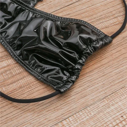 Black Thin String Micro Bikini - Image 5