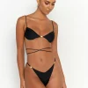 High Cut Solid Tie-up Micro Bikinis - Image 6