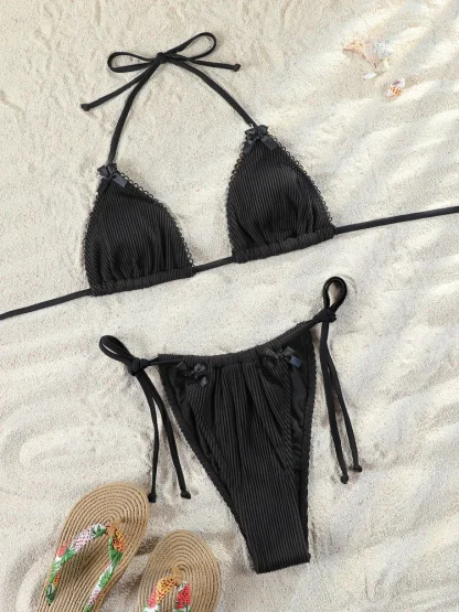 Chic Little Bow Micro Bikini - Image 4